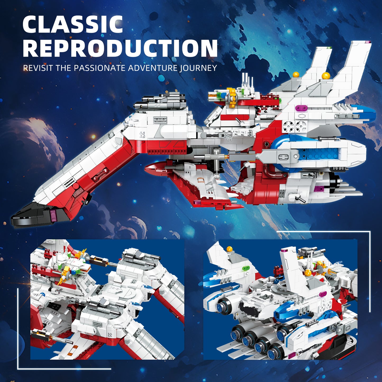 JIESTAR Arch Angel Spaceship Building Block Set - 58172-5.jpg