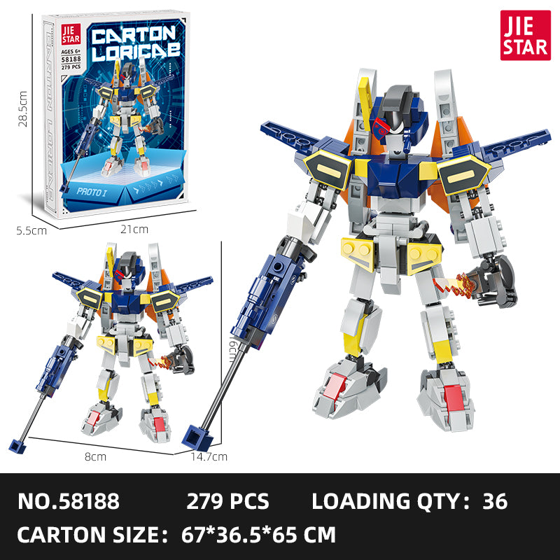 JIESTAR Mecha Building Block Set 6-Pack SKU image - 58188-sku.jpg