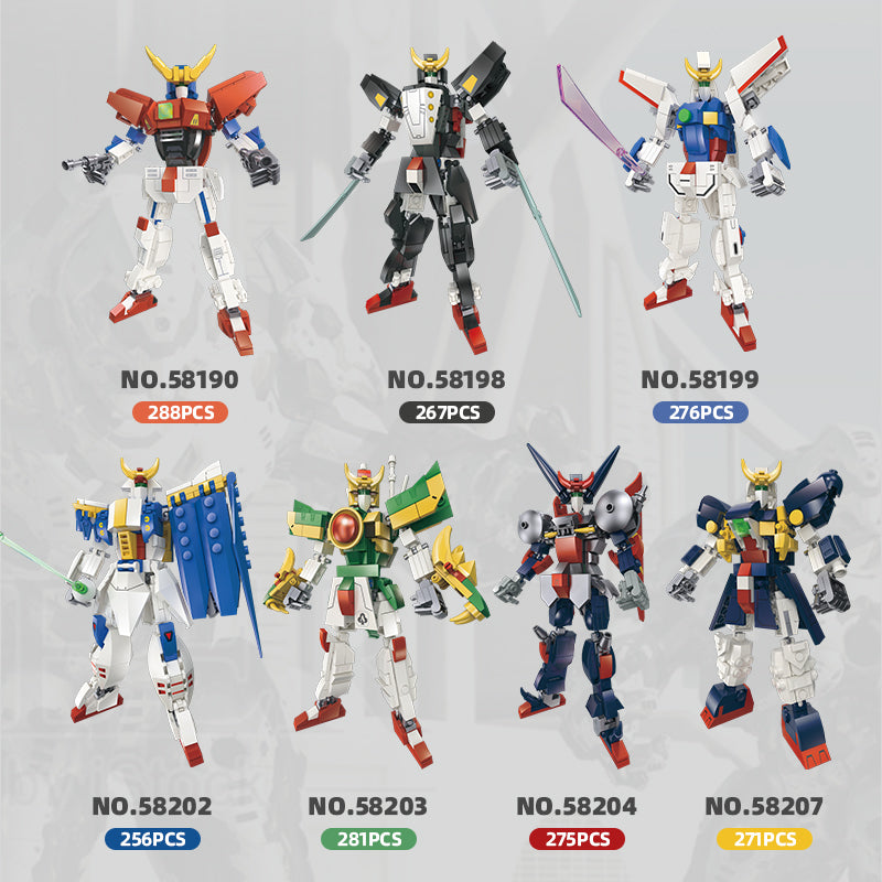 JIESTAR Mecha Building Block Set 7-Pack - 58190+58198+58199+58202+58203+58204+58207（7款）-2.jpg