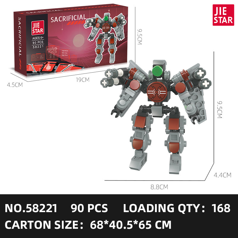JIESTAR Mecha Building Block Set 8-Pack SKU image - 58221-sku.jpg