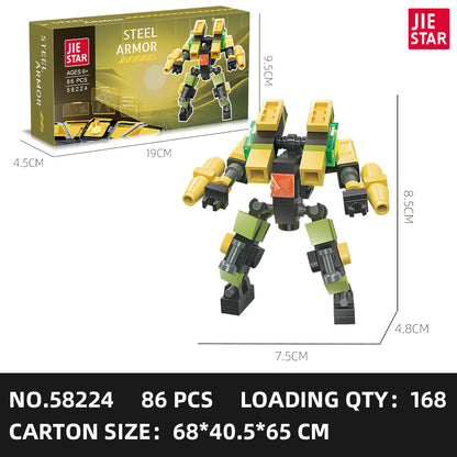 JIESTAR Mecha Building Block Set 8-Pack SKU image - 58224-sku.jpg