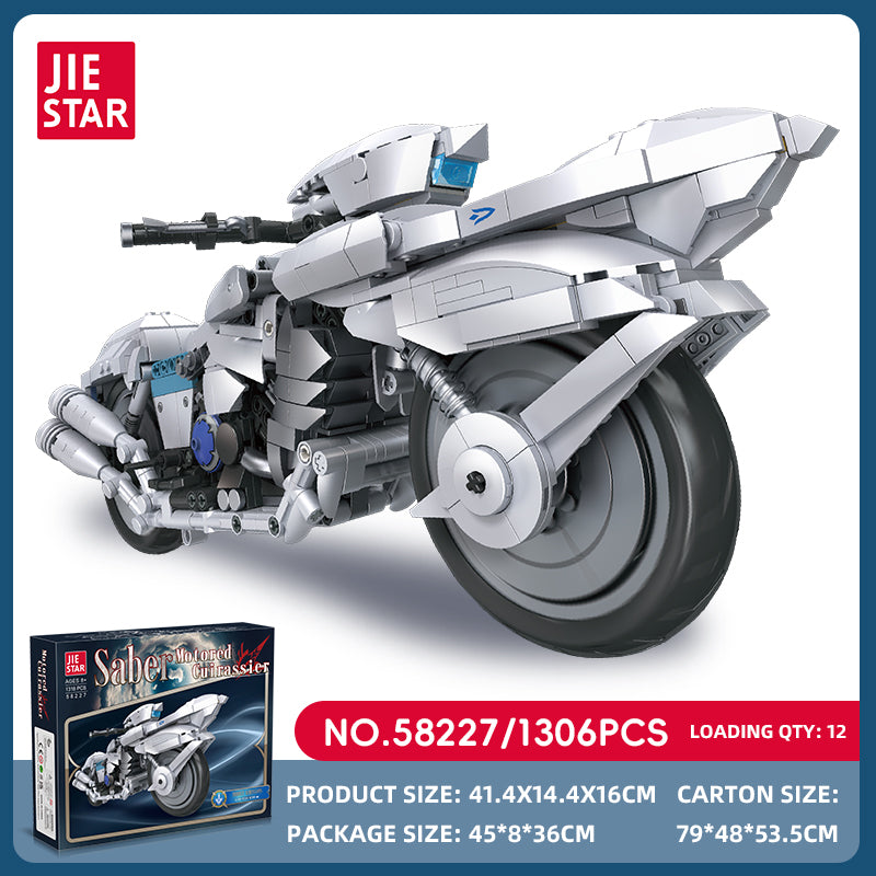 JIESTAR Saber Motored Cuirassier Building Block Set SKU image - 58227-sku.jpg