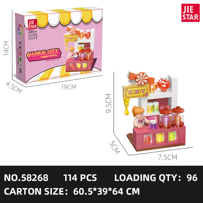JIESTAR City Building Block Set 8-Pack SKU image - 58268.jpg