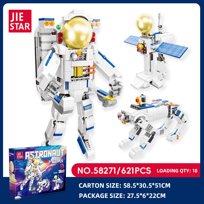 JIESTAR Astronaut 3-In-1 Building Block Set SKU image - 58271-sku.jpg