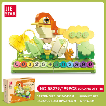 JIESTAR 鸟语花香 Building Block Set SKU image - 58279-sku.jpg