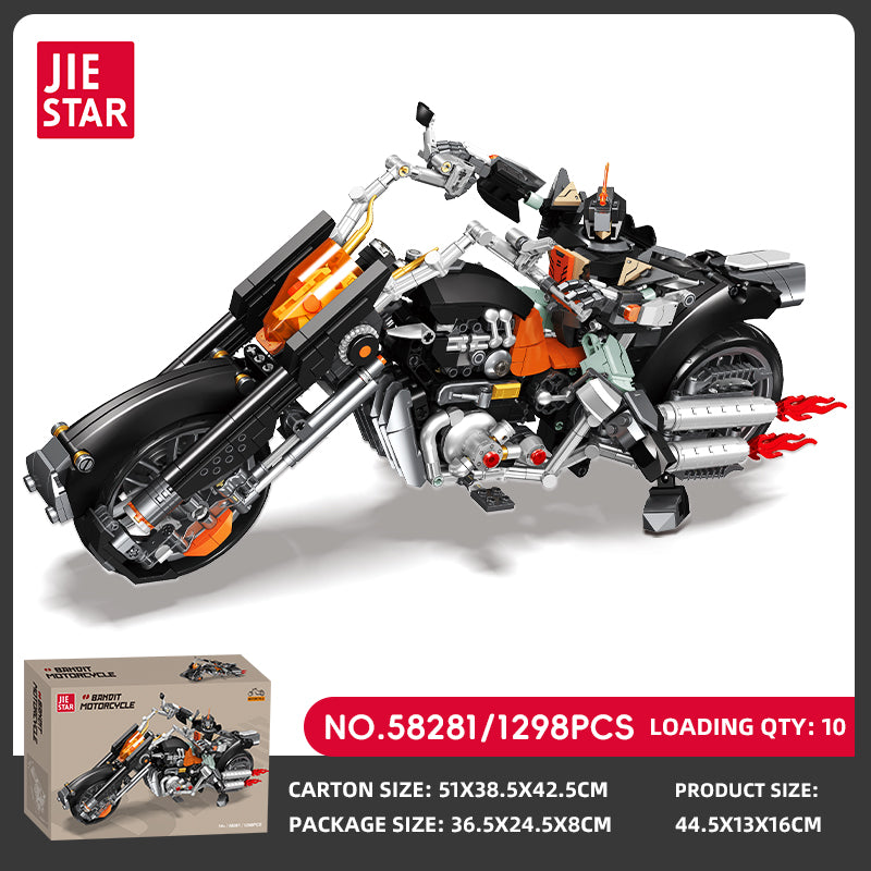 JIESTAR Gangster Wheel Building Block Set SKU image - 58281-sku.jpg