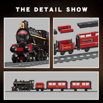 JIESTAR Gwr Steam Train Building Block Set - 59002-3.jpg