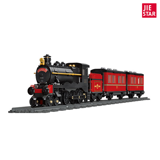 JIESTAR Gwr Steam Train Building Block Set - 59002-白底.jpg