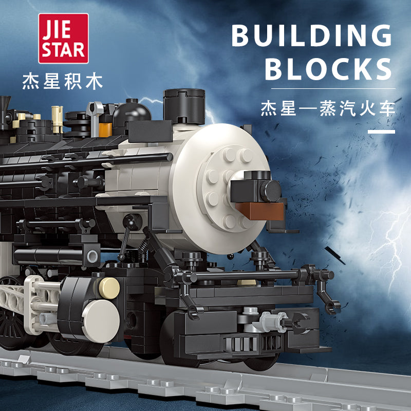 JIESTAR Cn5700 Steam Train Building Block Set - 59003-3.jpg