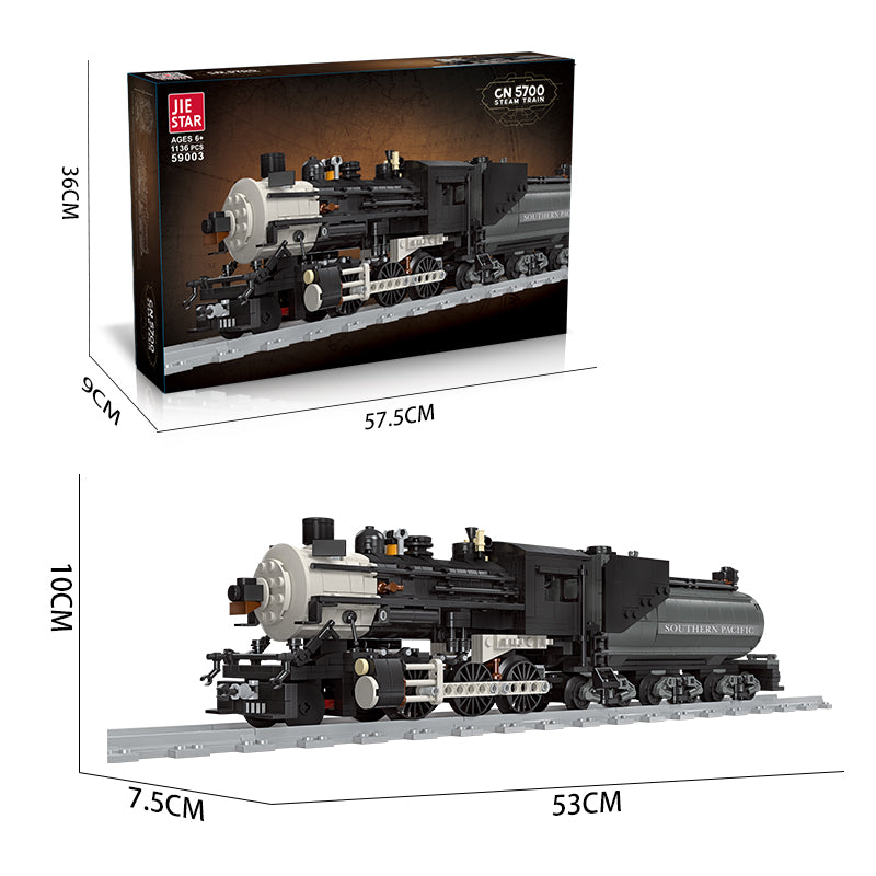 JIESTAR Cn5700 Steam Train Building Block Set - 59003-4.jpg
