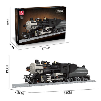 JIESTAR Cn5700 Steam Train Building Block Set - 59003-4.jpg