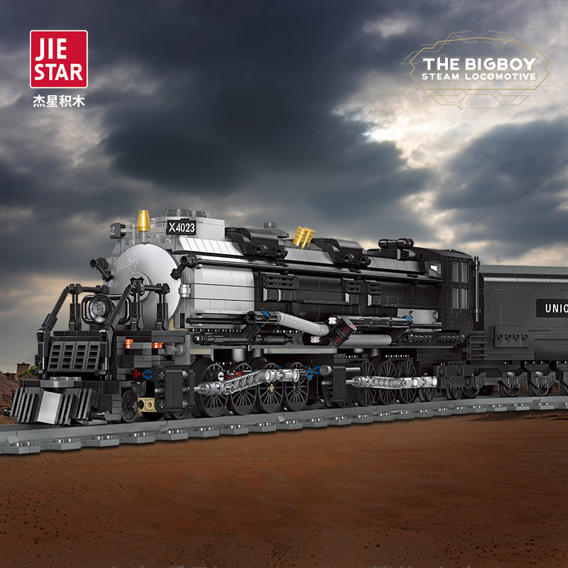 JIESTAR Bigboy Steam Locomotive Building Block Set - 59005-1.jpg