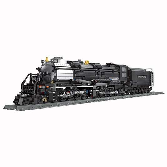 JIESTAR Bigboy Steam Locomotive Building Block Set - 59005-白底.jpg