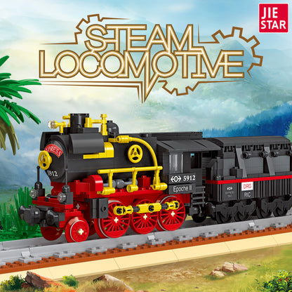 JIESTAR Steam Locomotive 2-6-0 Building Block Set - 59008-1.jpg