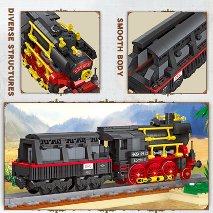 JIESTAR Steam Locomotive 2-6-0 Building Block Set - 59008-3.jpg