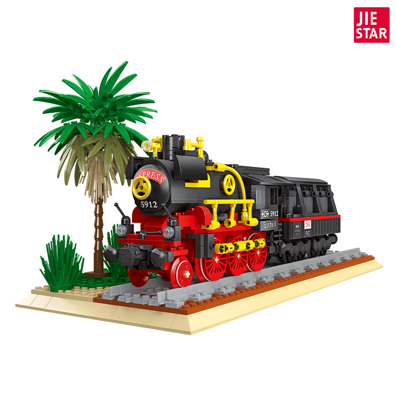 JIESTAR Steam Locomotive 2-6-0 Building Block Set - 59008-6.jpg