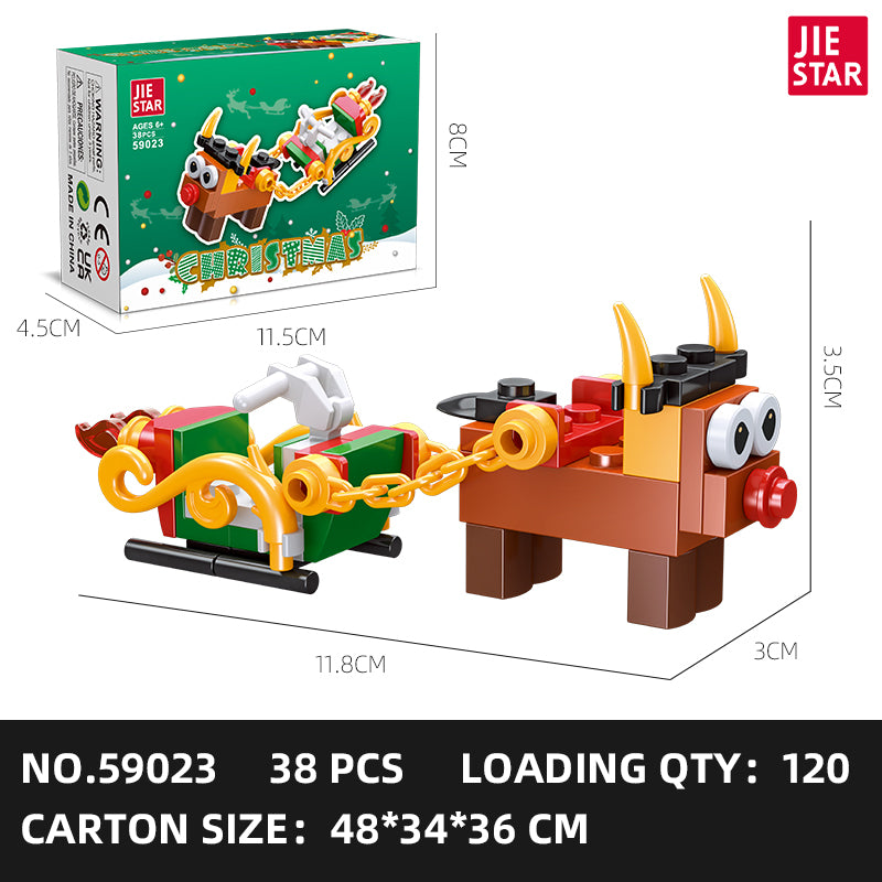 JIESTAR Christmas Building Block Set 24-Pack SKU image - 59023-sku.jpg
