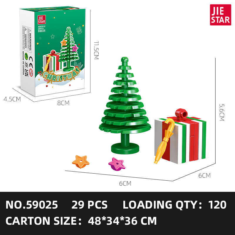 JIESTAR Christmas Building Block Set 24-Pack SKU image - 59025-sku.jpg