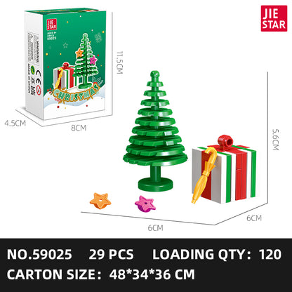 JIESTAR Christmas Building Block Set 24-Pack SKU image - 59025-sku.jpg