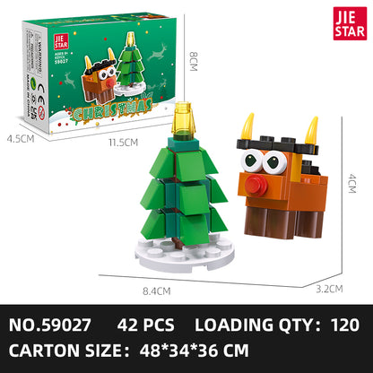 JIESTAR Christmas Building Block Set 24-Pack SKU image - 59027-sku.jpg
