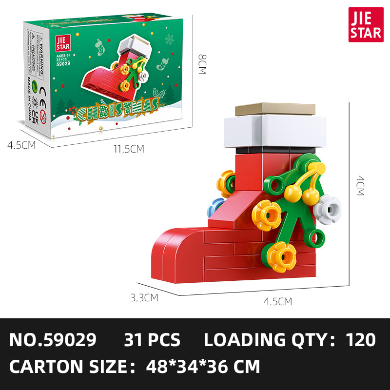 JIESTAR Christmas Building Block Set 24-Pack SKU image - 59029-sku.jpg