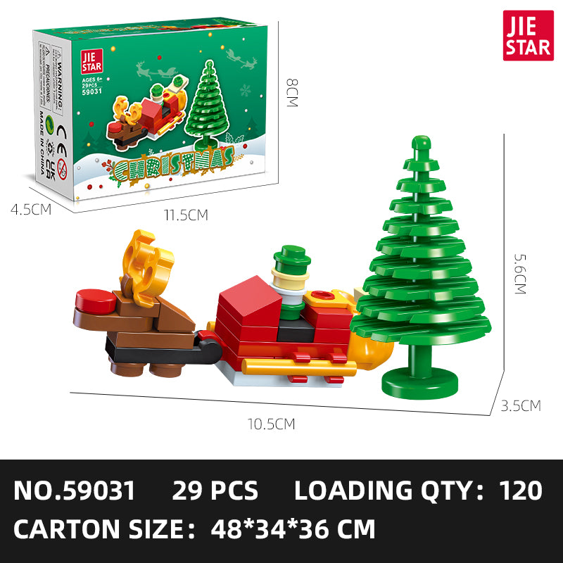 JIESTAR Christmas Building Block Set 24-Pack SKU image - 59031-sku.jpg