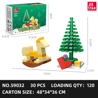 JIESTAR Christmas Building Block Set 24-Pack SKU image - 59032-sku.jpg