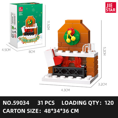 JIESTAR Christmas Building Block Set 24-Pack SKU image - 59034-sku.jpg
