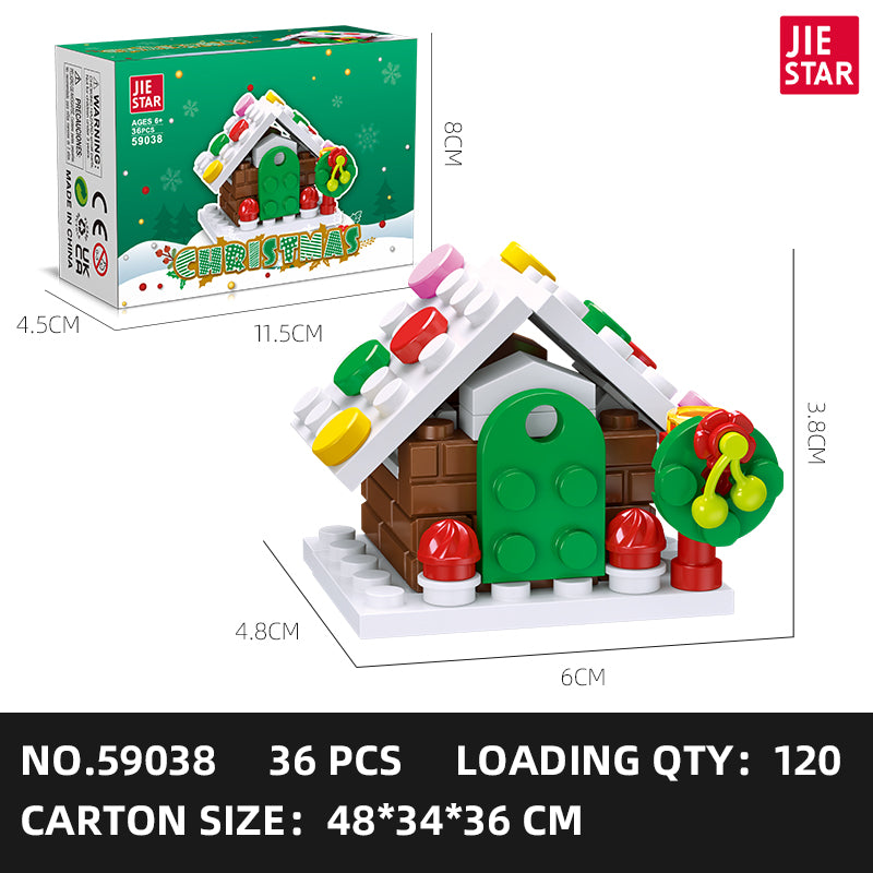 JIESTAR Christmas Building Block Set 24-Pack SKU image - 59038-sku.jpg