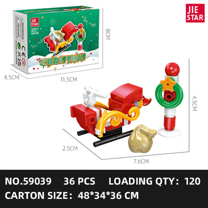 JIESTAR Christmas Building Block Set 24-Pack SKU image - 59039-sku.jpg