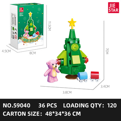 JIESTAR Christmas Building Block Set 24-Pack SKU image - 59040-sku.jpg