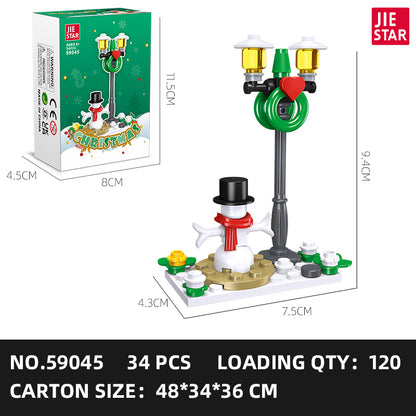 JIESTAR Christmas Building Block Set 24-Pack SKU image - 59045-sku.jpg