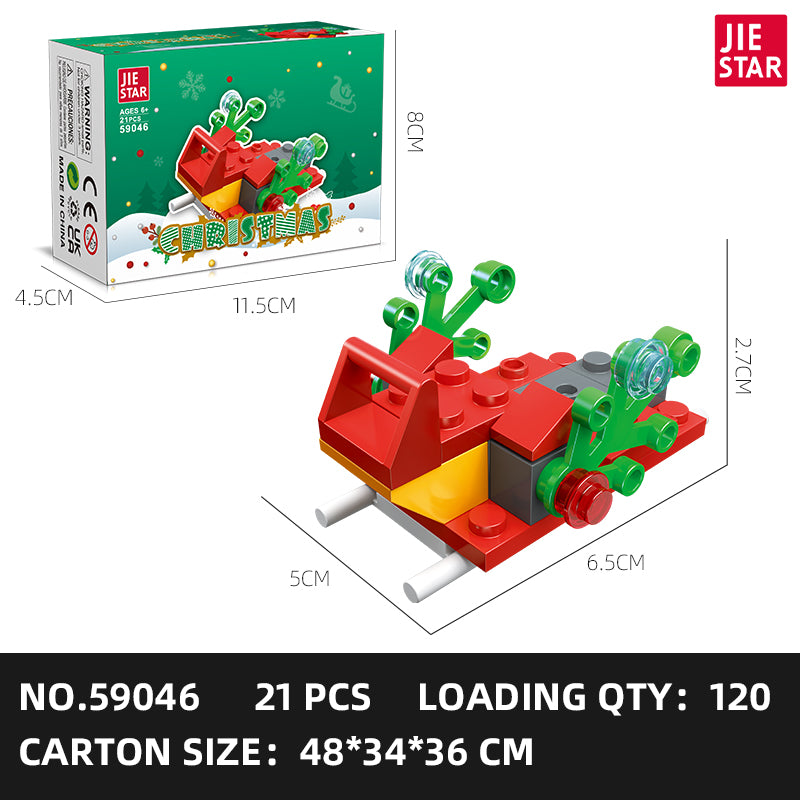 JIESTAR Christmas Building Block Set 24-Pack SKU image - 59046-sku.jpg