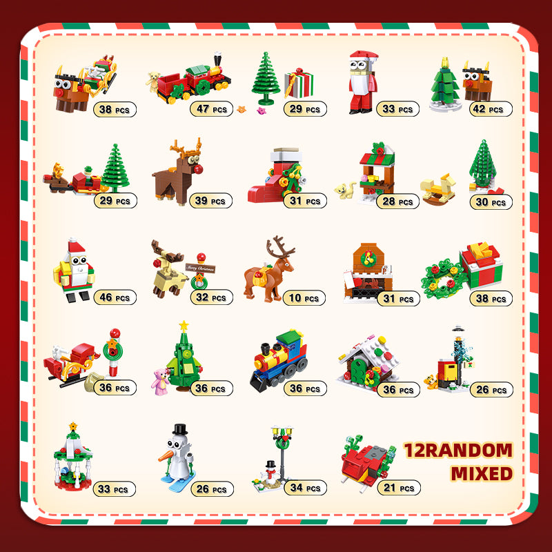 JIESTAR Christmas Blind Box Building Block Set - 59069-2.jpg