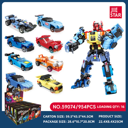 JIESTAR Super Jump Deformation [8 Small Styles] Building Block Set SKU image - 59074-sku.jpg