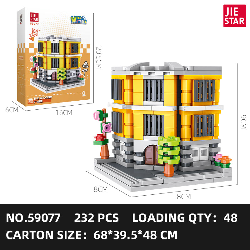 JIESTAR Street View Building Block Set 2-Pack SKU image - 59077-sku.jpg