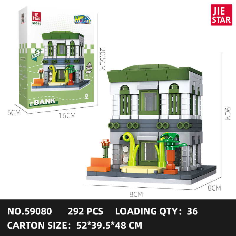JIESTAR Street View Building Block Set 3-Pack SKU image - 59080-sku.jpg