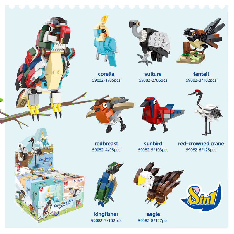 JIESTAR Bird Trip Building Block Set - 59082-2.jpg