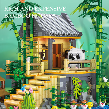 JIESTAR 竹林小屋 Building Block Set - 59093-2.jpg