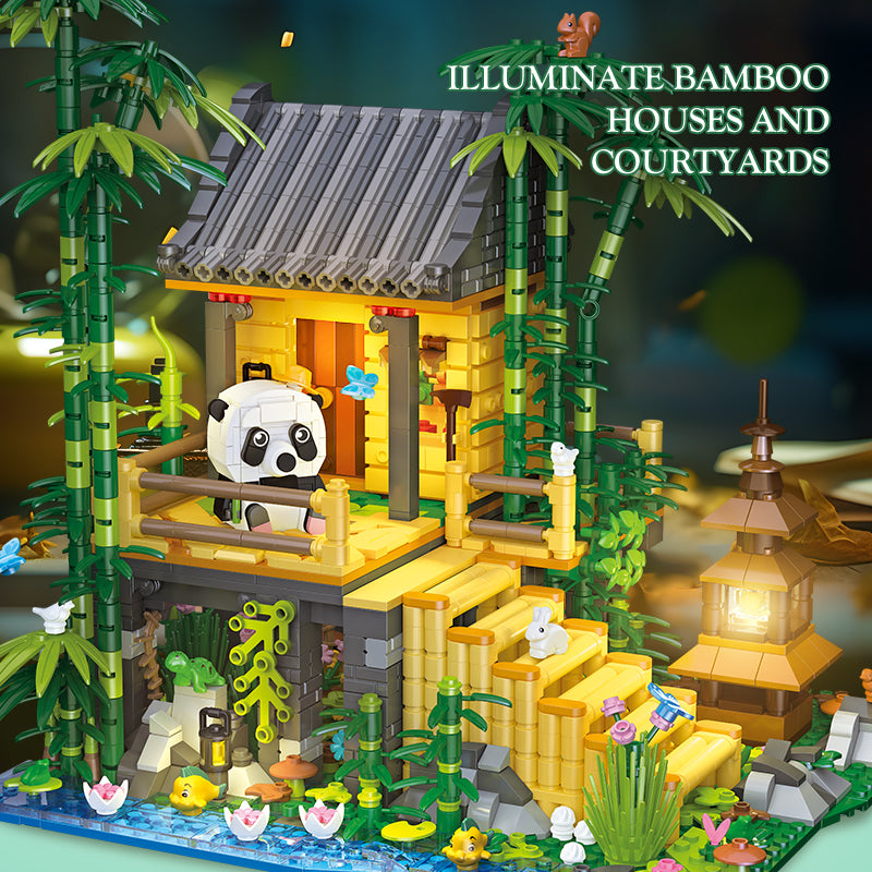 JIESTAR 竹林小屋 Building Block Set - 59093-3.jpg