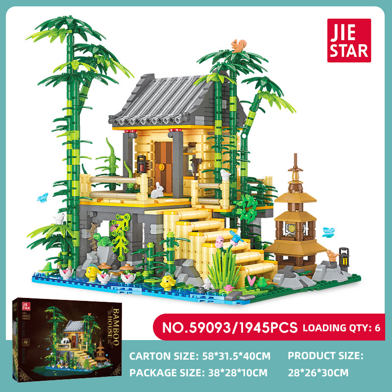 JIESTAR 竹林小屋 Building Block Set SKU image - 59093-sku.jpg