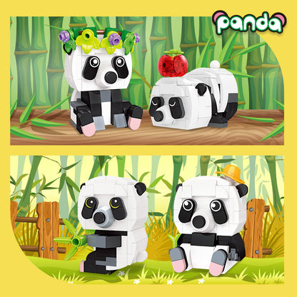 JIESTAR Panda Series [6 Small Styles] Building Block Set - 59094-3.jpg