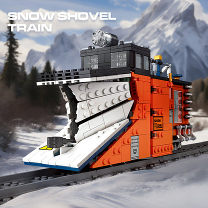 JIESTAR Snow Plow Train Building Block Set - 59095-1.jpg