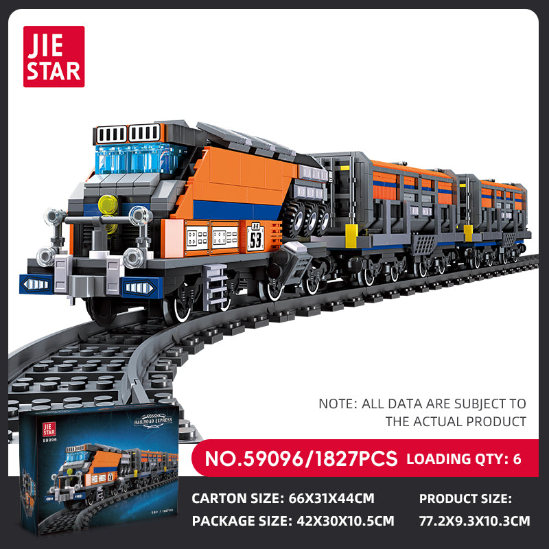 JIESTAR 铁路快车 Building Block Set SKU image - 59096-sku.jpg
