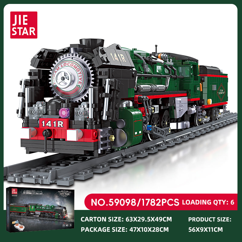 JIESTAR 141R Train Building Block Set SKU image - 59098-sku.jpg