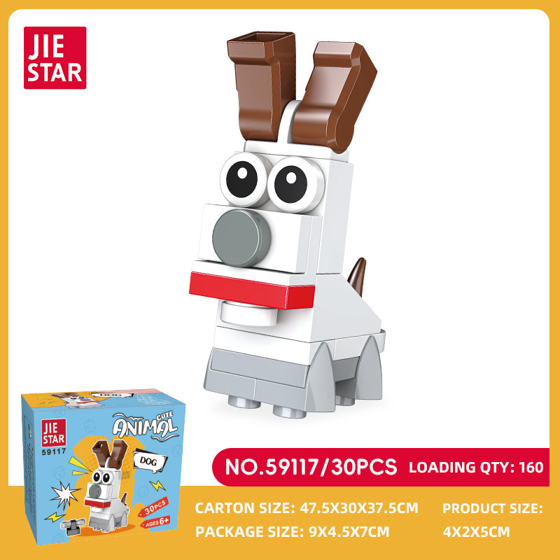 JIESTAR Animal Building Block Set 12-Pack SKU image - 59117-sku.jpg
