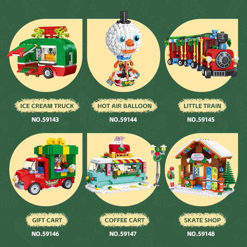 JIESTAR Christmas Building Block Set 6-Pack - 59143-59148-3.jpg