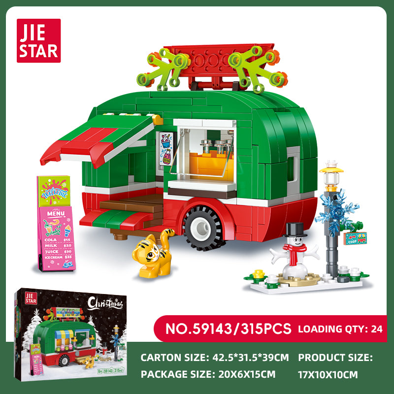 JIESTAR Christmas Building Block Set 6-Pack SKU image - 59143-sku.jpg