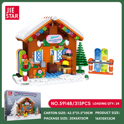 JIESTAR Christmas Building Block Set 6-Pack SKU image - 59148-sku.jpg
