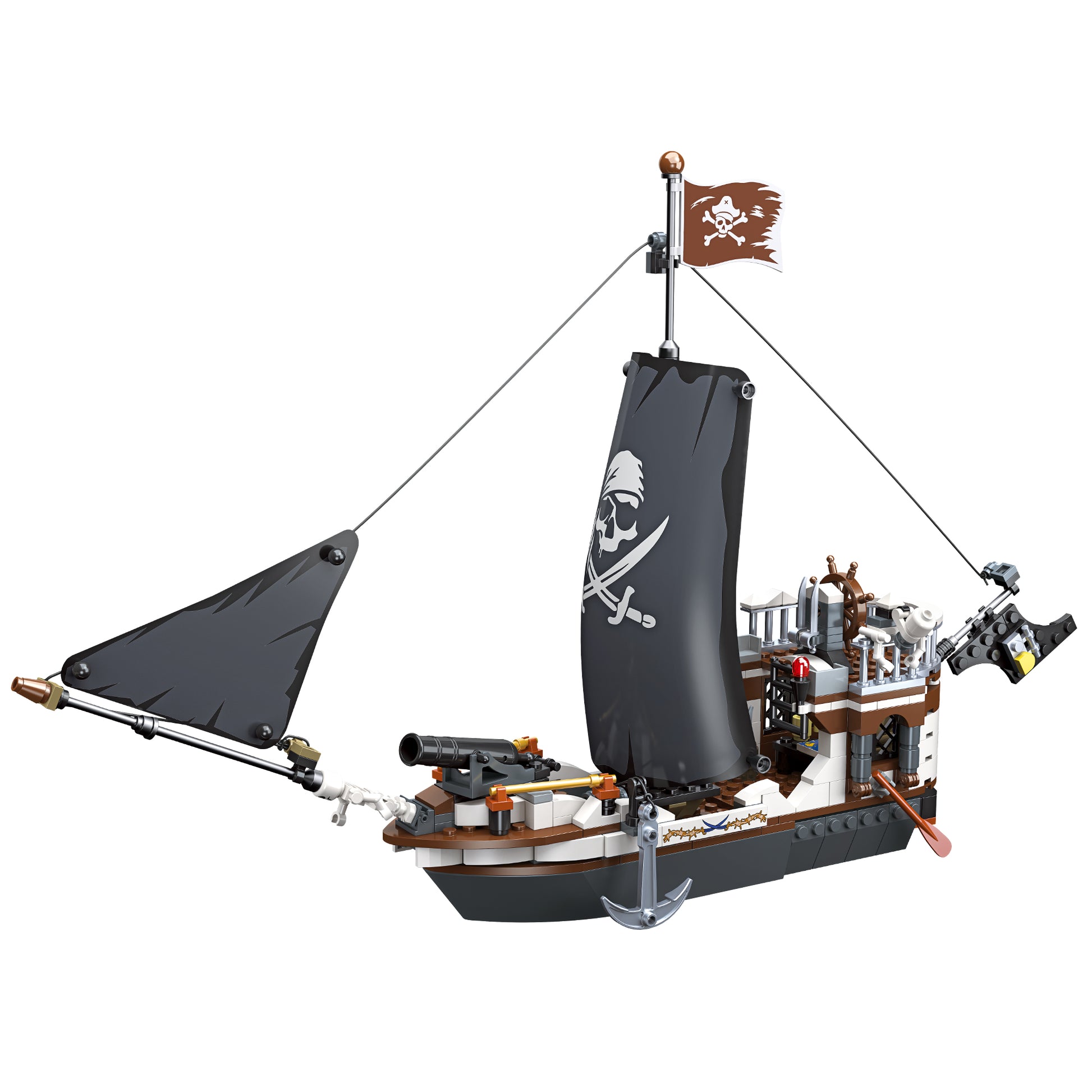 JIESTAR Skeleton Galley Building Block Set - 59150-白底.jpg